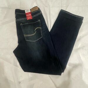 Signature by Levi Strauss Dark Blue Stretch Jeans women size 10 New